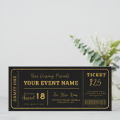 カスタム イベント チケット, コンサート 偽チケット, 学校 招待状 (スタンド正面)