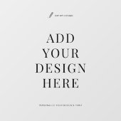 カスタム ウィンドウ シール印刷 18x24" 半透明 ウィンドウサイン (シート)