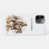 カスタム ウエスタン カウボーイ 馬に乗ったアート Case-Mate iPhoneケース (裏面(横))