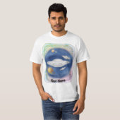 カスタム エイリアングレー宇宙船Tシャツ Tシャツ (正面フル)
