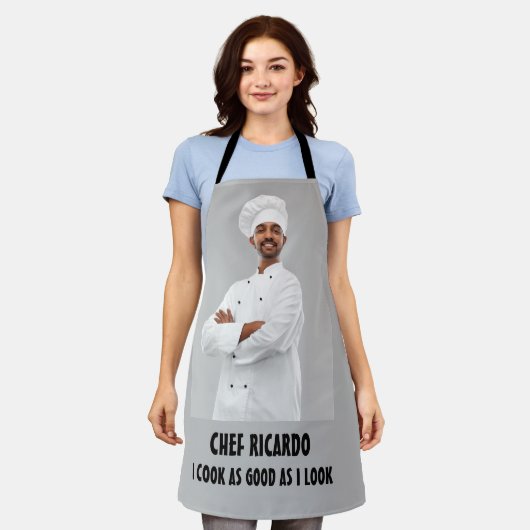 カスタム エプロン (着用した状態)