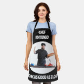 カスタム エプロン (着用した状態)