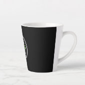 カスタム, オリジナル, シンプルモダン カフェラテマグ (右)