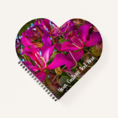 カスタム「オーキッドツリー」スパイラルノート ノートブック (正面)