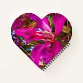 カスタム「オーキッドツリー」スパイラルノート ノートブック (裏面)