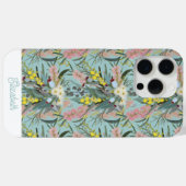カスタム オーストラリアの原生の低木の花 ロイヤルブルー Case-Mate iPhoneケース (裏面 (横))