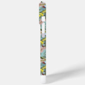 カスタム オーストラリアの原生の低木の花 ロイヤルブルー Case-Mate iPhoneケース (裏面 / 左)