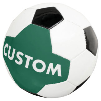 カスタム オーダーメイド ハンターグリーン フットボール サッカーボール
