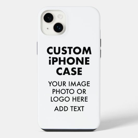 カスタム オーダーメイド iPHONE 14 PLUS ハードケース iPhoneケース (裏面)