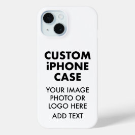カスタム オーダーメイド iPHONE 15 BARELY THERE ケース