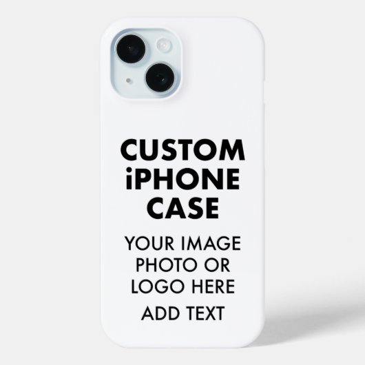 カスタム オーダーメイド iPHONE 15 BARELY THERE ケース Case-Mate iPhoneケース (裏面)