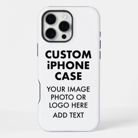 カスタム オーダーメイド iPHONE 16 PRO MAX タフケース iPhoneケース (裏面)