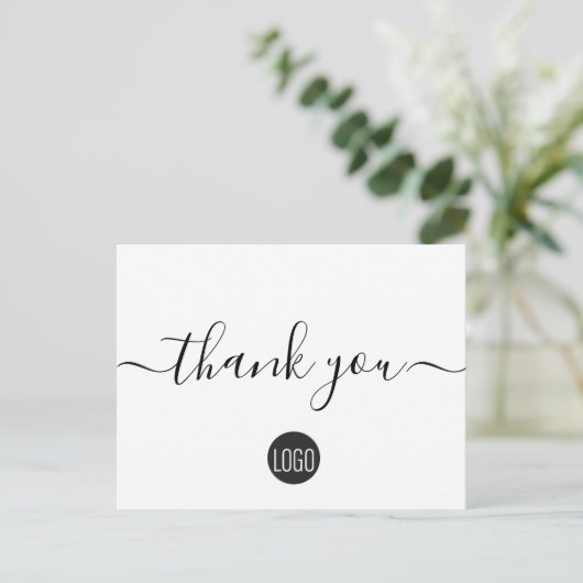 カスタム カスタマー アプレシエーション ビジネス テンプレート ポストカード (スタンド正面)