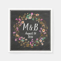 カスタム カントリー スタイル フローラル リース アート モチーフ