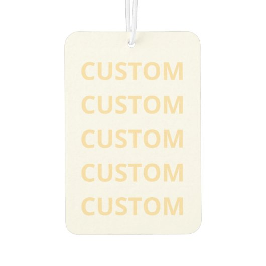 カスタム カーエアーフレッシュナー (裏面)