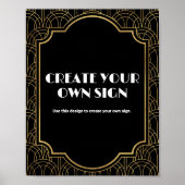 カスタム ガッツビー ロアリング20年代 パーティー ポスター (正面)