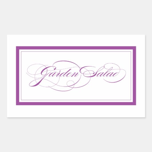 カスタム_ガーデンサラダ 長方形シール (正面)