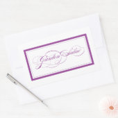 カスタム_ガーデンサラダ 長方形シール (封筒)