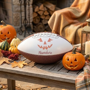 カスタム ガーリー ジャック・オ・ランタン パンプキン ハロウィン アメリカンフットボール