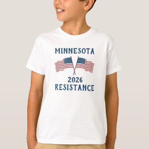 カスタム キッズ アメリカ国旗 レジスタンス Tシャツ