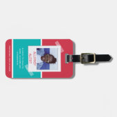 カスタム·キッズ·フード·アレルギー·アラートICOE警告ズ ラゲッジタグ (正面横)