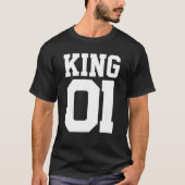 カスタム キング クイーン マッチング ジェリーTシャツ Tシャツ (正面)