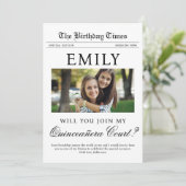 カスタム・キンセアニェーラ法廷提案新聞 カード (スタンド正面)