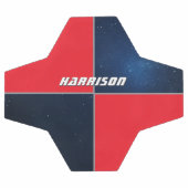 カスタム ギャラクシー スペース パーソナライズド サッカーボール (フラット)