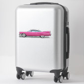 カスタム クラシックカー フィン ディカット スタイル シール (スーツケース)