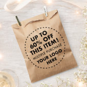 カスタム クラフト ギフト バッグ 60% オフ まとめ買い 割引 (クリップ留めされた状態)