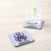 カスタム クラーケン タコ イカ 名前 オーダーメイド コースター (右側)