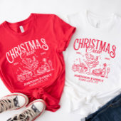 カスタム クリスマスクルー 一致するファミリーグループ Tシャツ