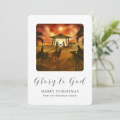 カスタム クリスマス ナティビティシーン Glory to God (スタンド正面)