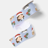カスタム クリスマス 動物病院 サテンリボン (裏面)