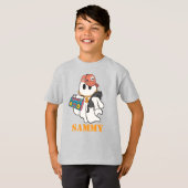 カスタム クール ゴースト DJ Tシャツ (正面フル)
