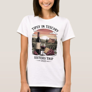 カスタム グループ トスカーニー トリップ Tee - フレーズ & 年を追加 Tシャツ