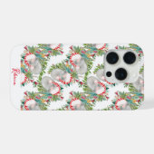 カスタム コアラ ホワイト クリスマス iPhoneケース (裏面横)