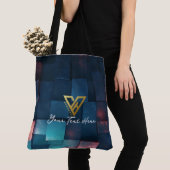 カスタム:コズミックキルトパーソナライズされたトート トートバッグ (クローズアップ)