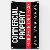 カスタム コマーシャル スペース リース契約に署名するビジネス 横断幕 (縦)