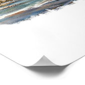 カスタム コロンバス ウォール アート, ジョージア ポスター (角)