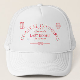 カスタム コースト カウガール ブライズメイド パーティー キャップ