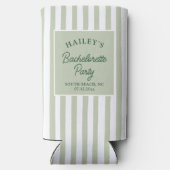 カスタム コースト ブライズ トゥ ビー ビーチ パーティー スリム缶クーラー (裏面)