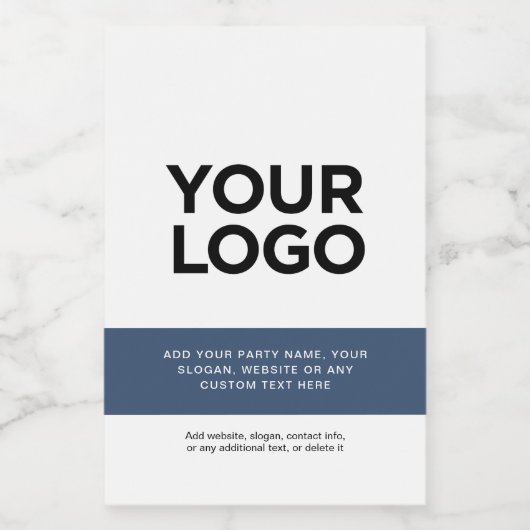 カスタム コーポレート ビジネス ロゴ テキスト プロフェッショナル フードラベル (シングルラベル)