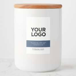 カスタム コーポレート ビジネス ロゴ テキスト プロフェッショナル フードラベル