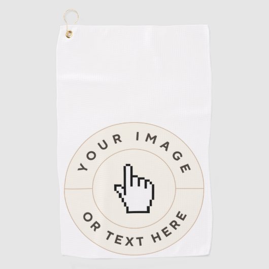 カスタム – ゴルフタオル (正面)