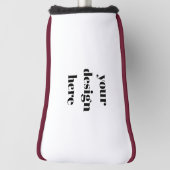 カスタム ゴルフヘッドカバー (回転90)