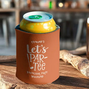 カスタム ゴルフ バチェラー パーティー 田舎風 Let's Par-Tee 缶クーラー