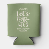 カスタム ゴルフ バチェラー パーティー Let's Par-Tee  缶クーラー (正面)