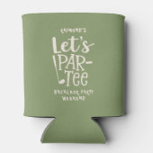 カスタム ゴルフ バチェラー パーティー Let's Par-Tee  缶クーラー (裏面)
