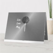 カスタム ゴルフ 70歳の誕生日カード カード (裏面)